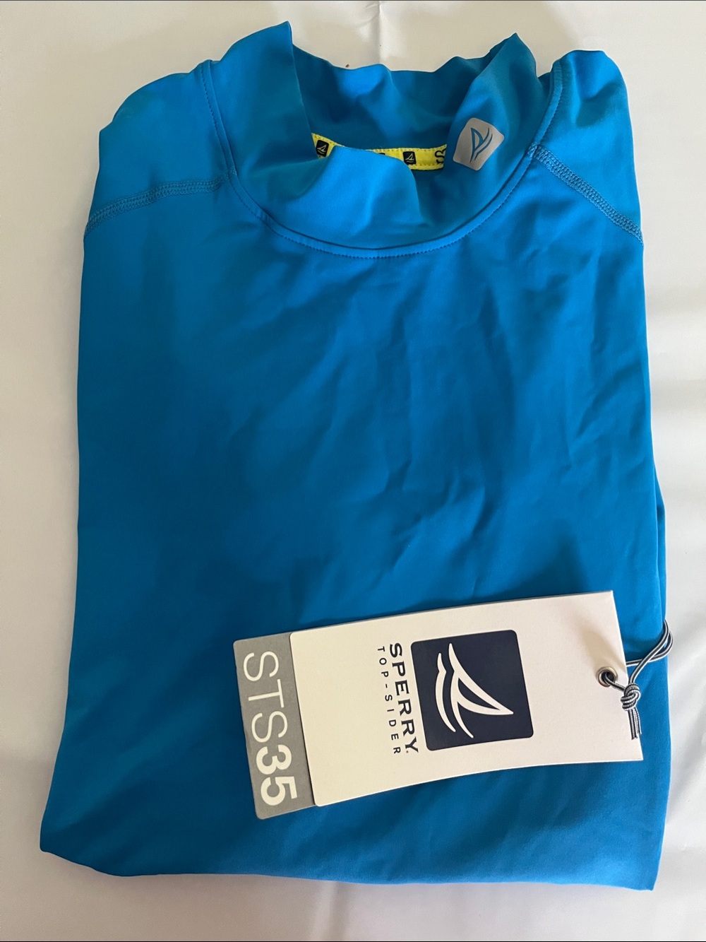 Sperry Women’s STS35 boating mockT long sleeve Shirt, M, NWT